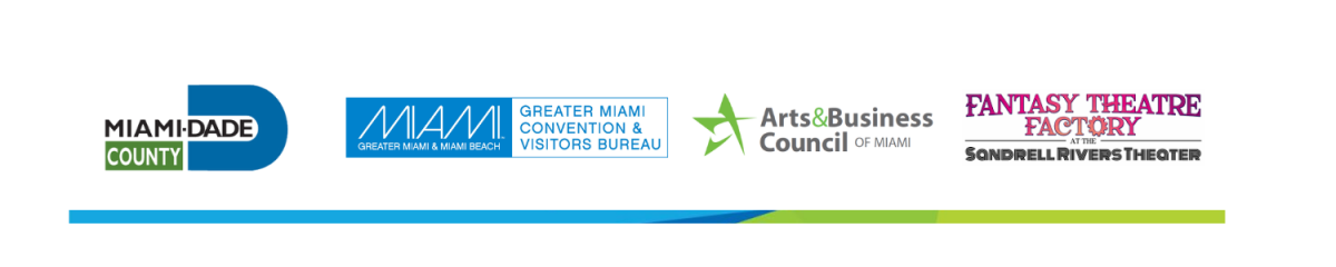 Miami-Dade County Logo,  Greater Mimi and Convention Visitors Bureau logo and Arts & Business Council of Miami logo 